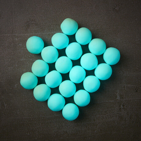 20-25mm Glow Marbles - Aqua
