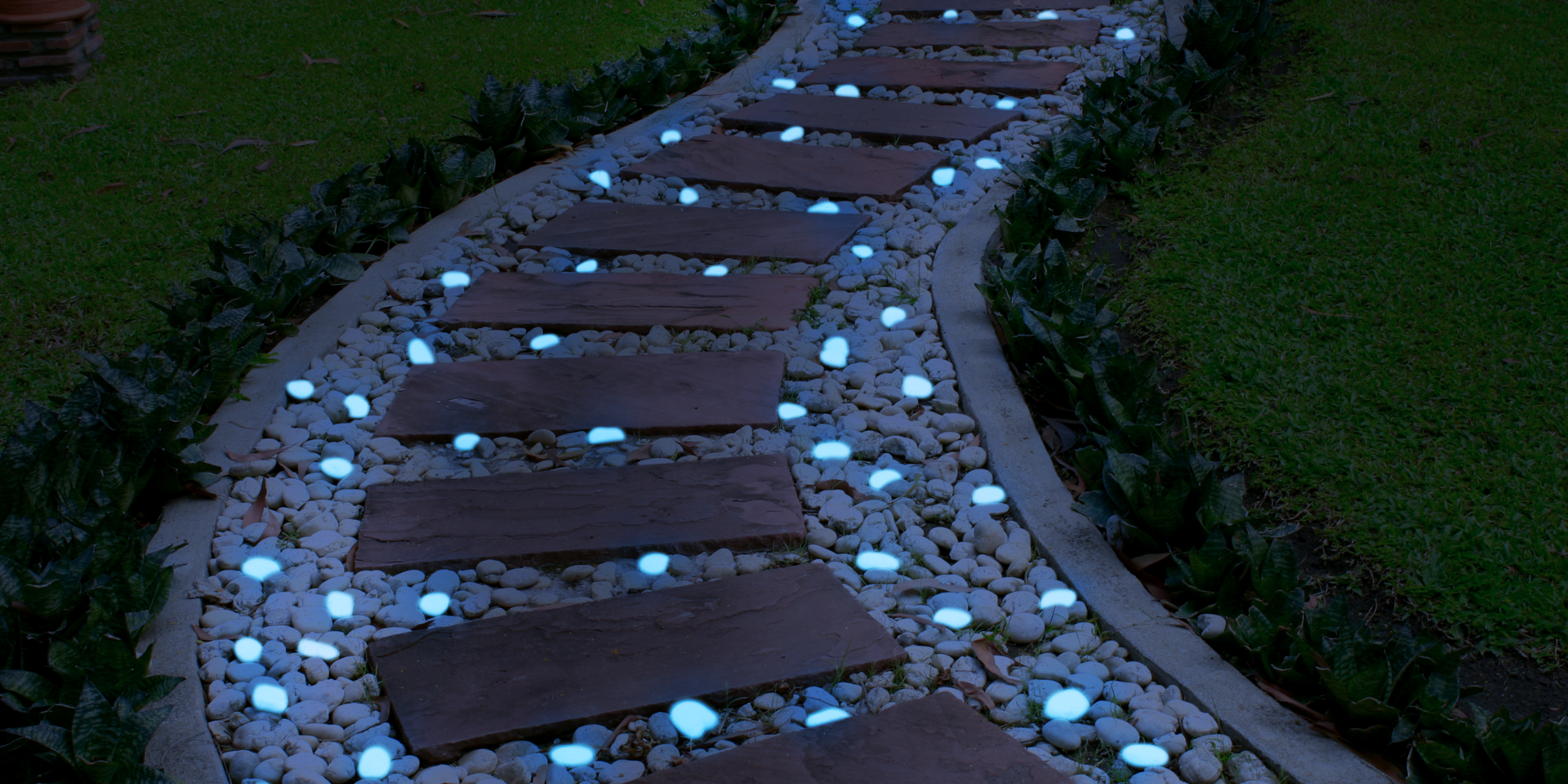 1" Glow Pebbles / Glow in the dark Pebbles / Landscaping Pebbles / Garden Stones / Eco-Friendly / Pebbles / Garden Decor / Decorative Stones