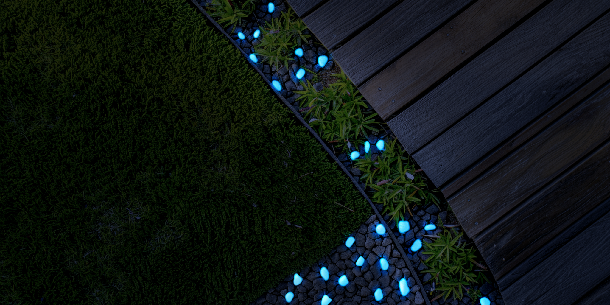 1" Glow Pebbles / Glow in the dark Pebbles / Landscaping Pebbles / Garden Stones / Eco-Friendly / Pebbles / Garden Decor / Decorative Stones