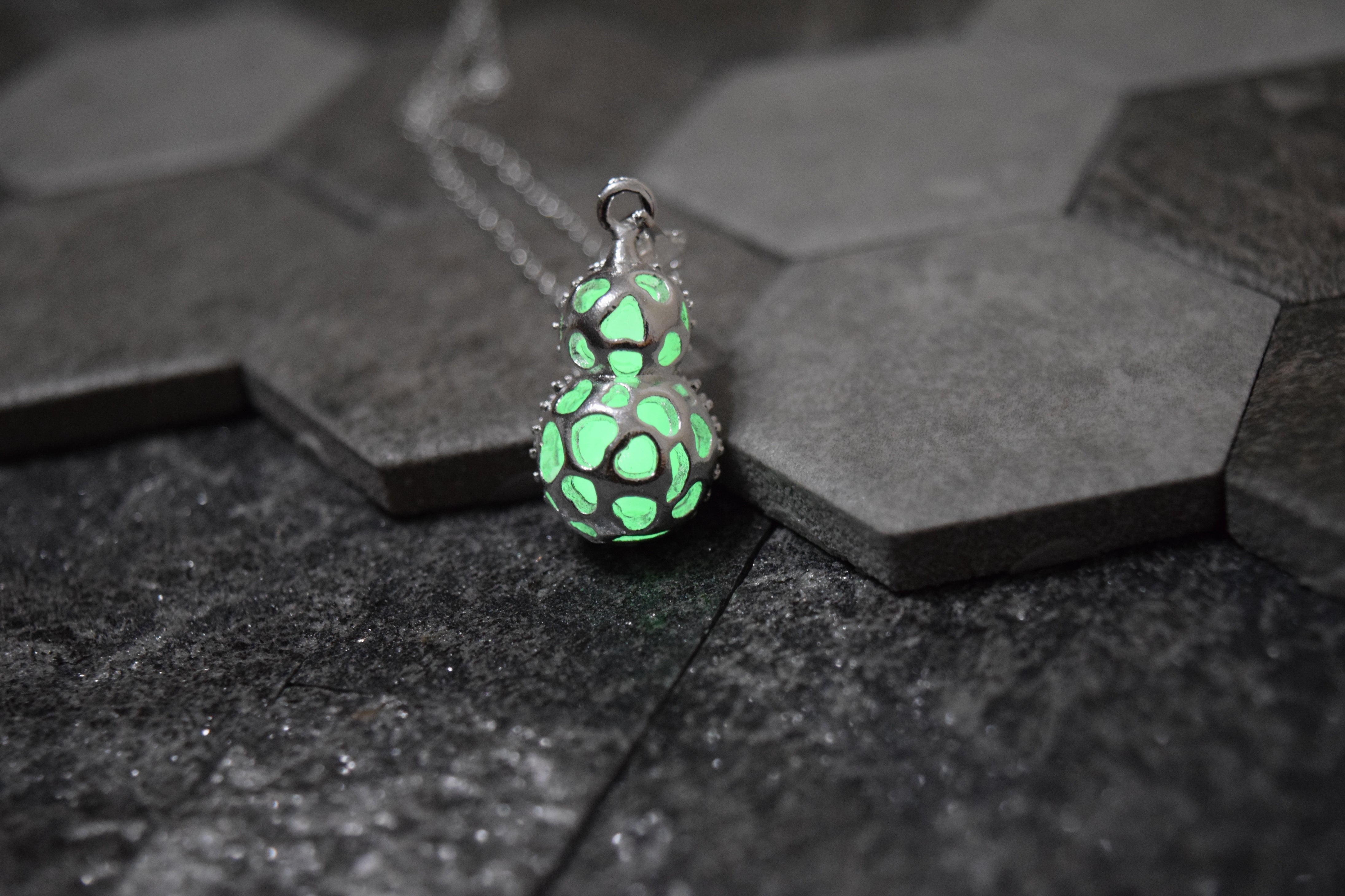 Glowing Peanut Necklace