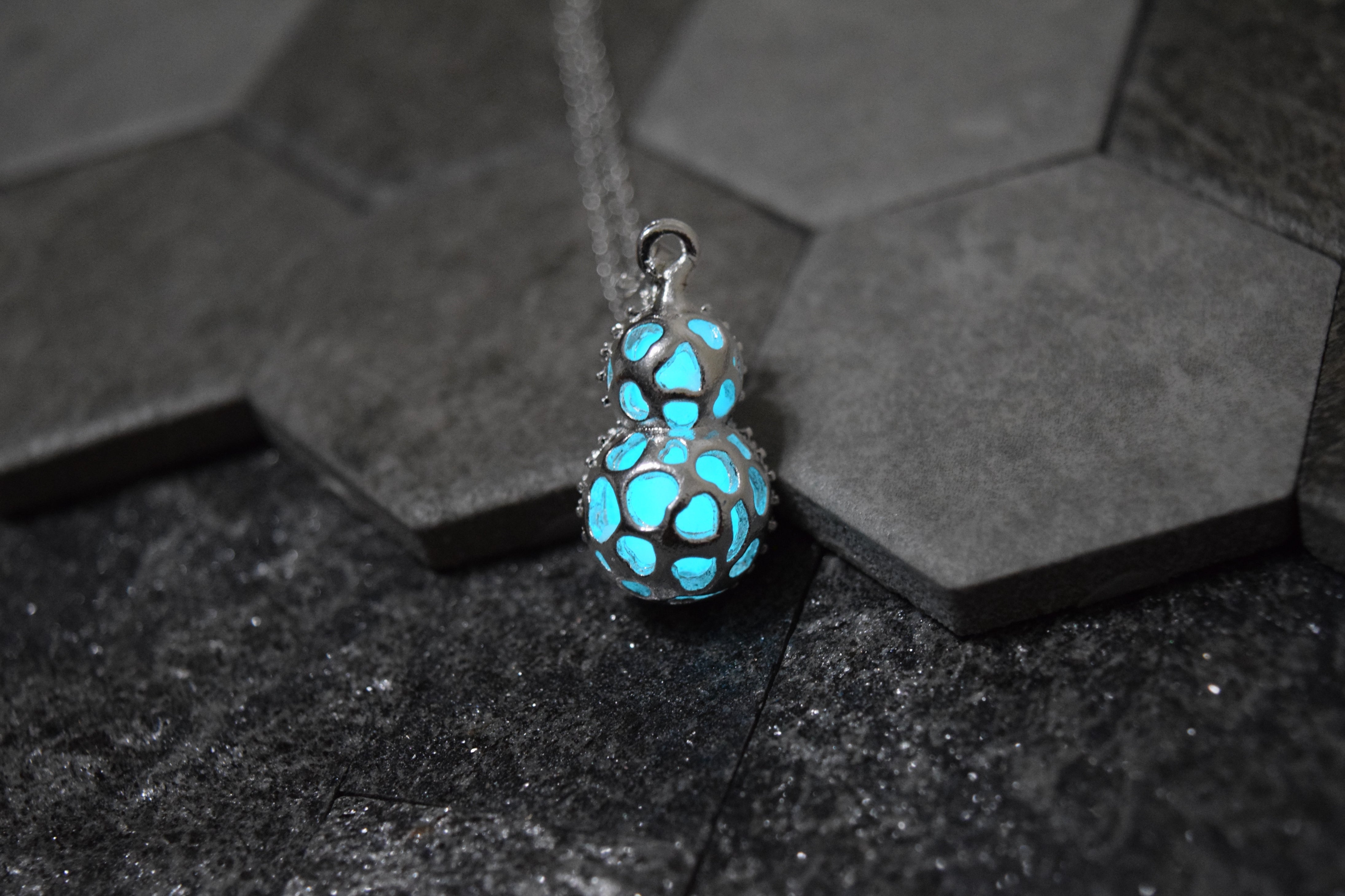 Glowing Peanut Necklace