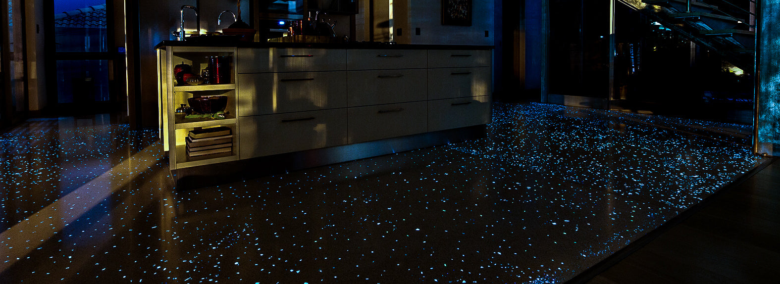 8-15mm Premium Grade Glow Rocks - Blue