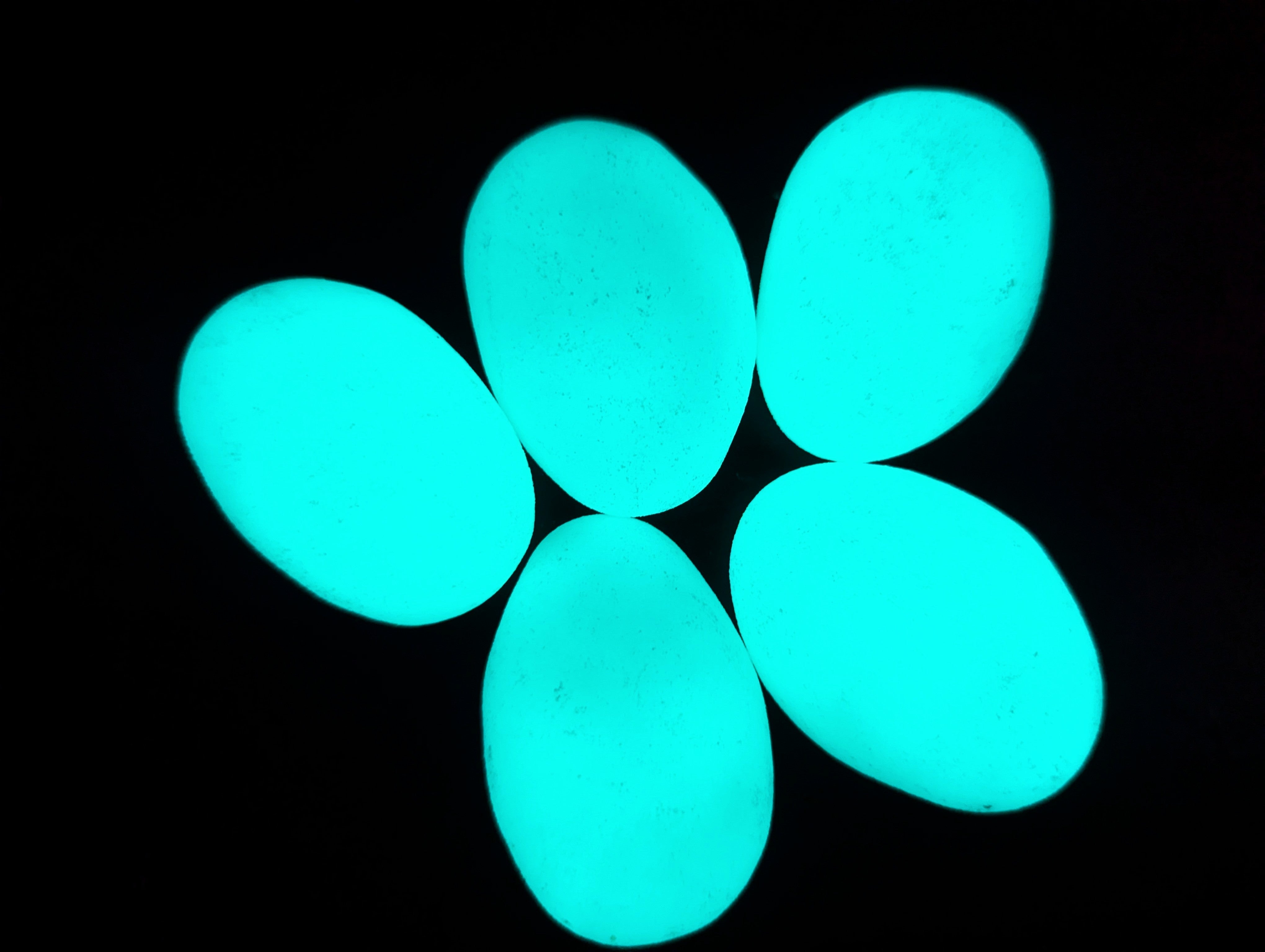 2" Glow Pebbles / Glow in the Dark Pebbles / Landscaping Stones / Garden Decor /Eco-Friendly Pebbles/ Decorative Stones / Outdoor Stones