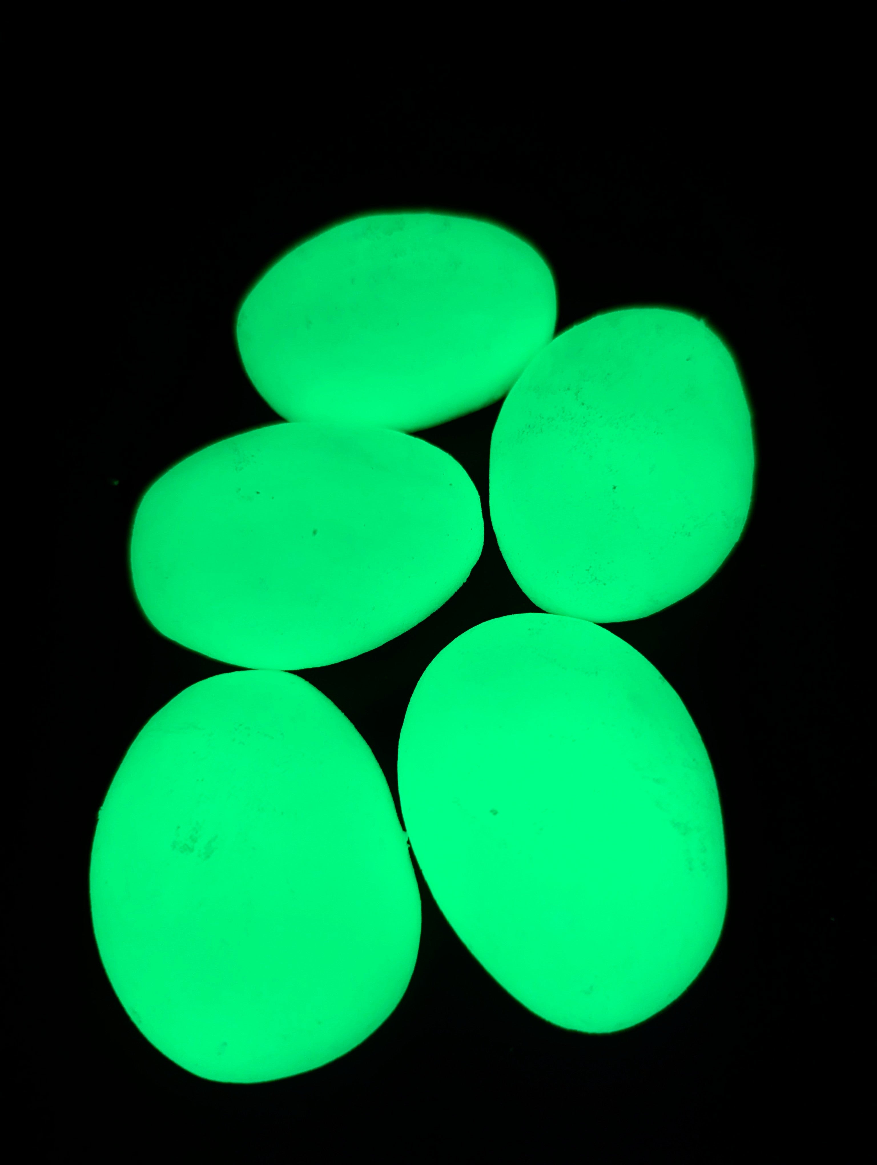 2" Glow Pebbles / Glow in the Dark Pebbles / Landscaping Stones / Garden Decor /Eco-Friendly Pebbles/ Decorative Stones / Outdoor Stones