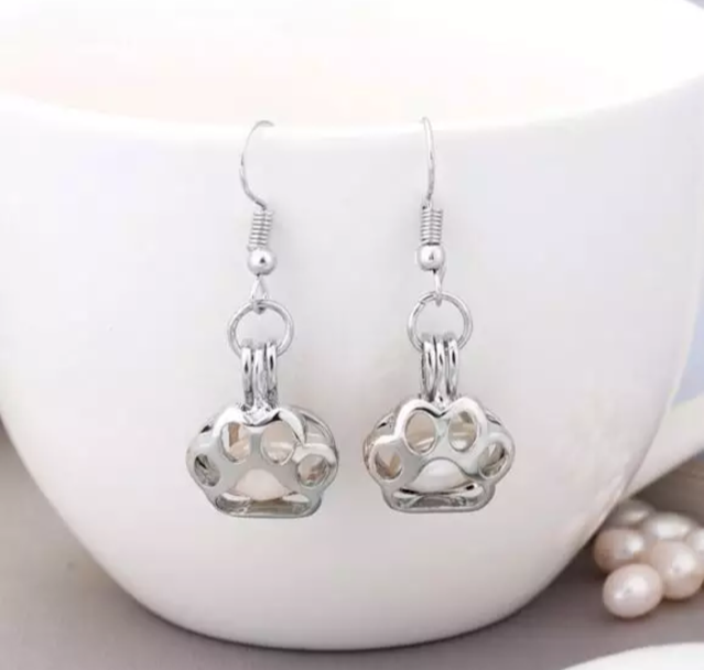 Glowing Paw Earrings