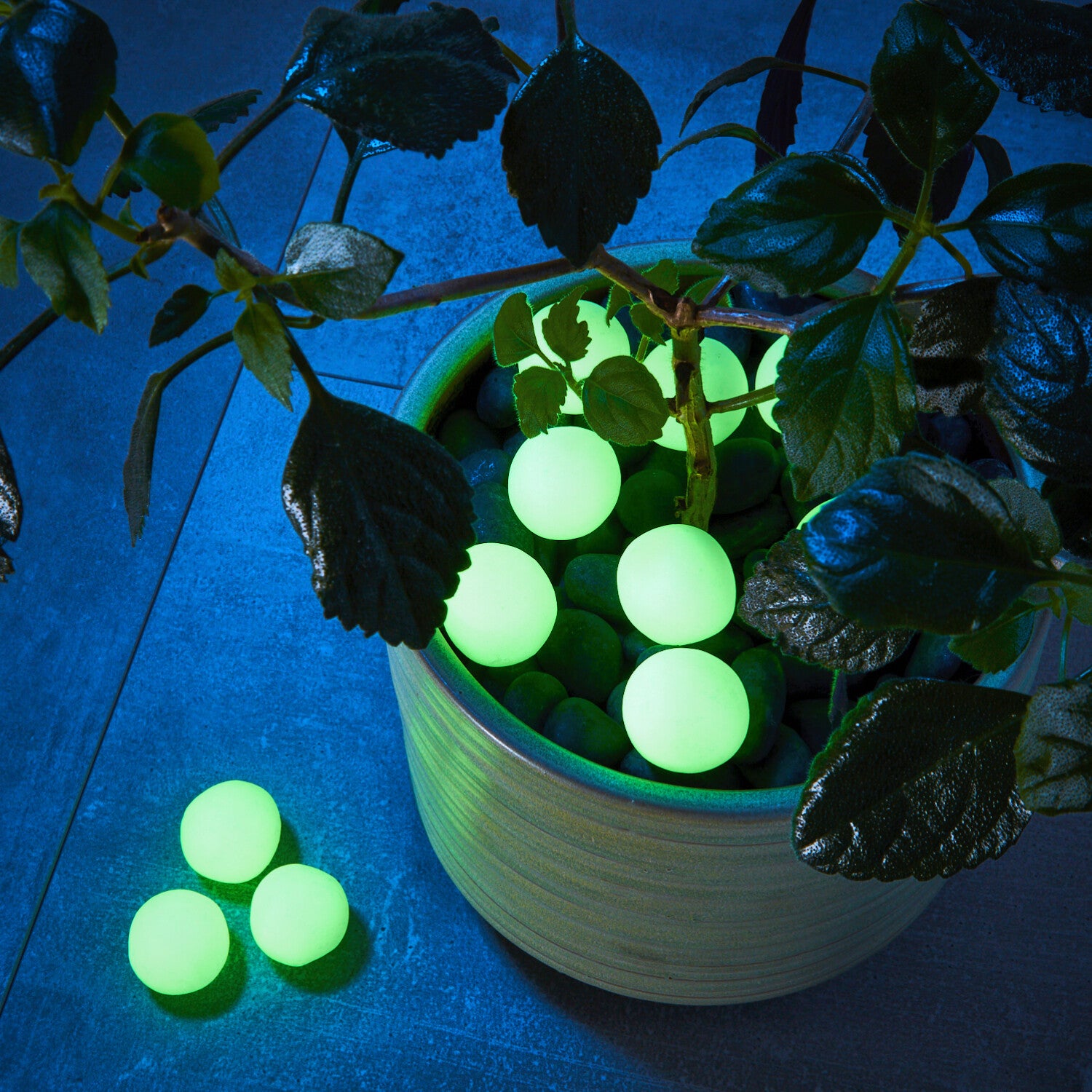 20-25mm Glow Marbles - Green