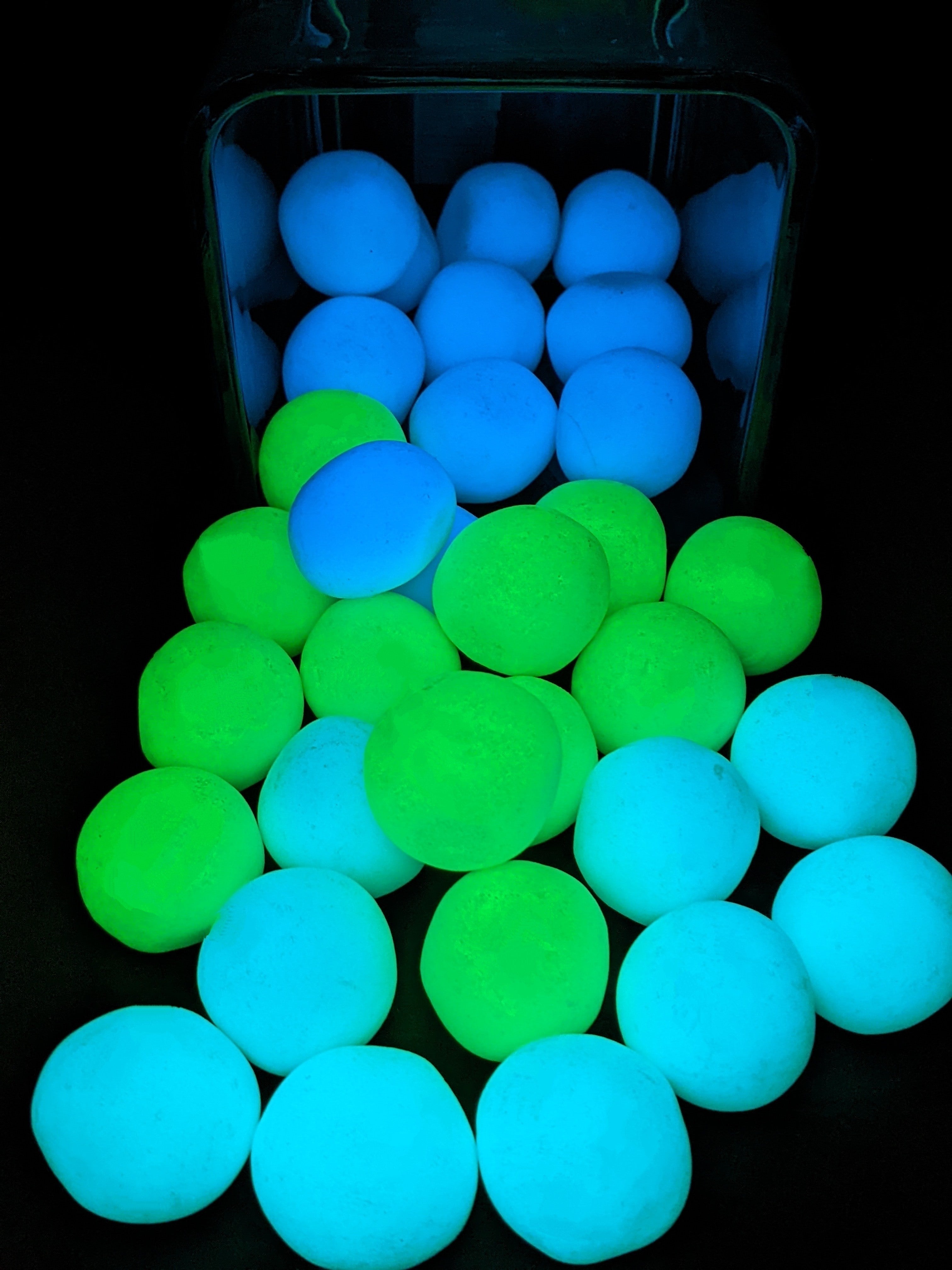 20-25mm Glow Marbles - Mixed Pack