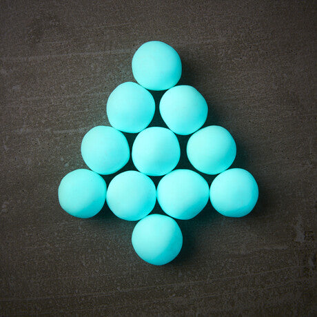 20-25mm Glow Marbles - Aqua