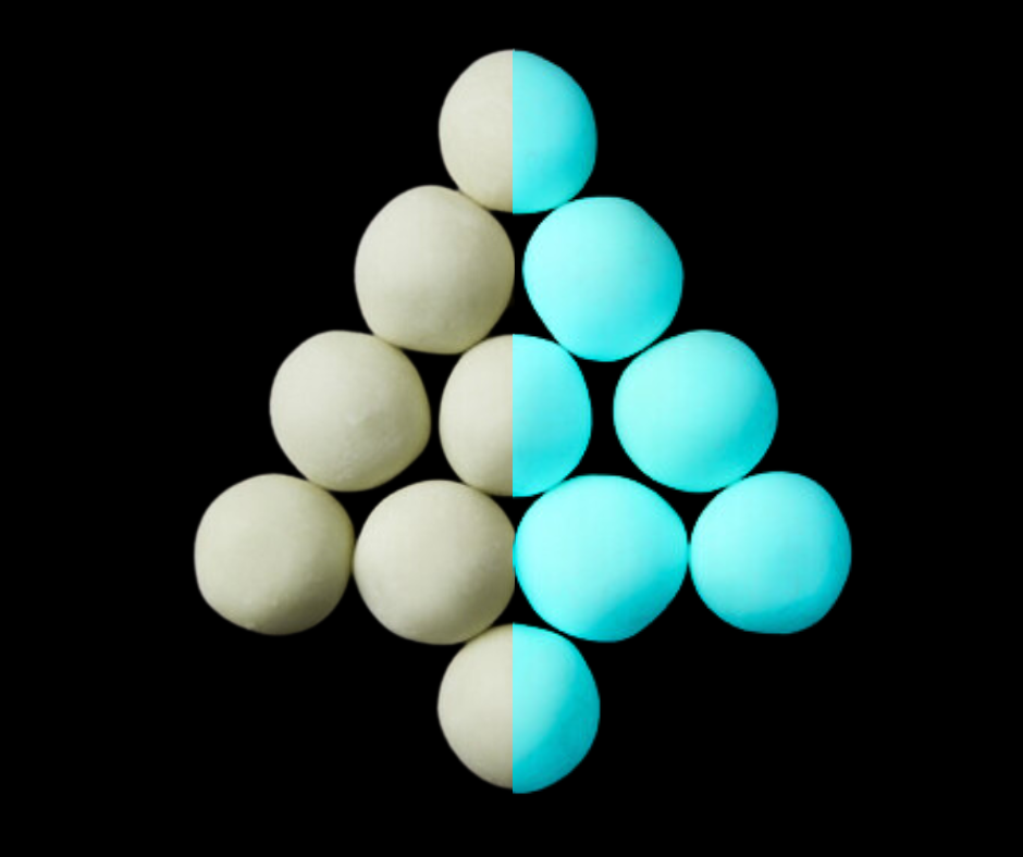 20-25mm Glow Marble - Aqua