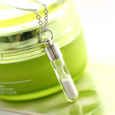 Glowing Hourglass Pendant