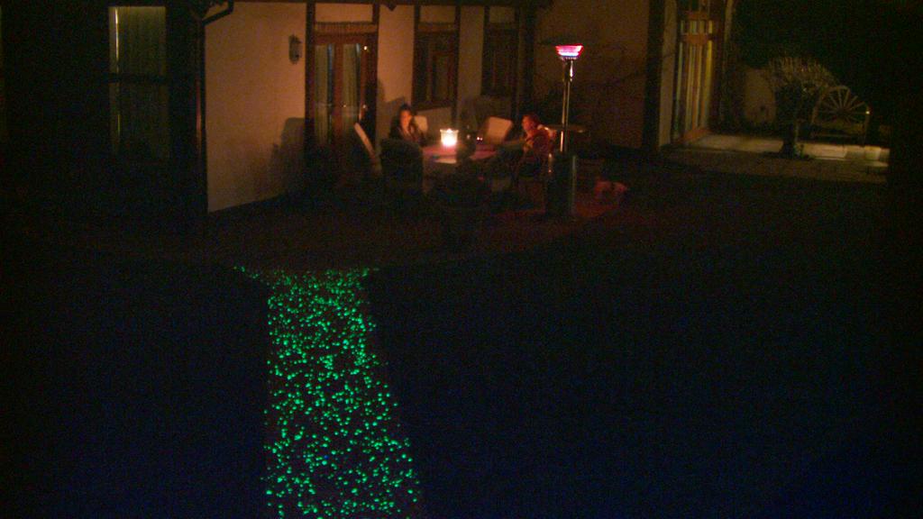 Create your own Glow in the Dark Driveway. With our Electricity-Free Glow in the dark products you can create your own photo-luminescent Glow in the Dark pathways, Glow in the Dark driveways, Glow in the Dark patios, Glow in the Dark Stones, Glow in the Dark House Numbers. Eco-Friendly Premium Grade Glow In The Dark Products. Reduce light pollution. #ItGlows #core glow