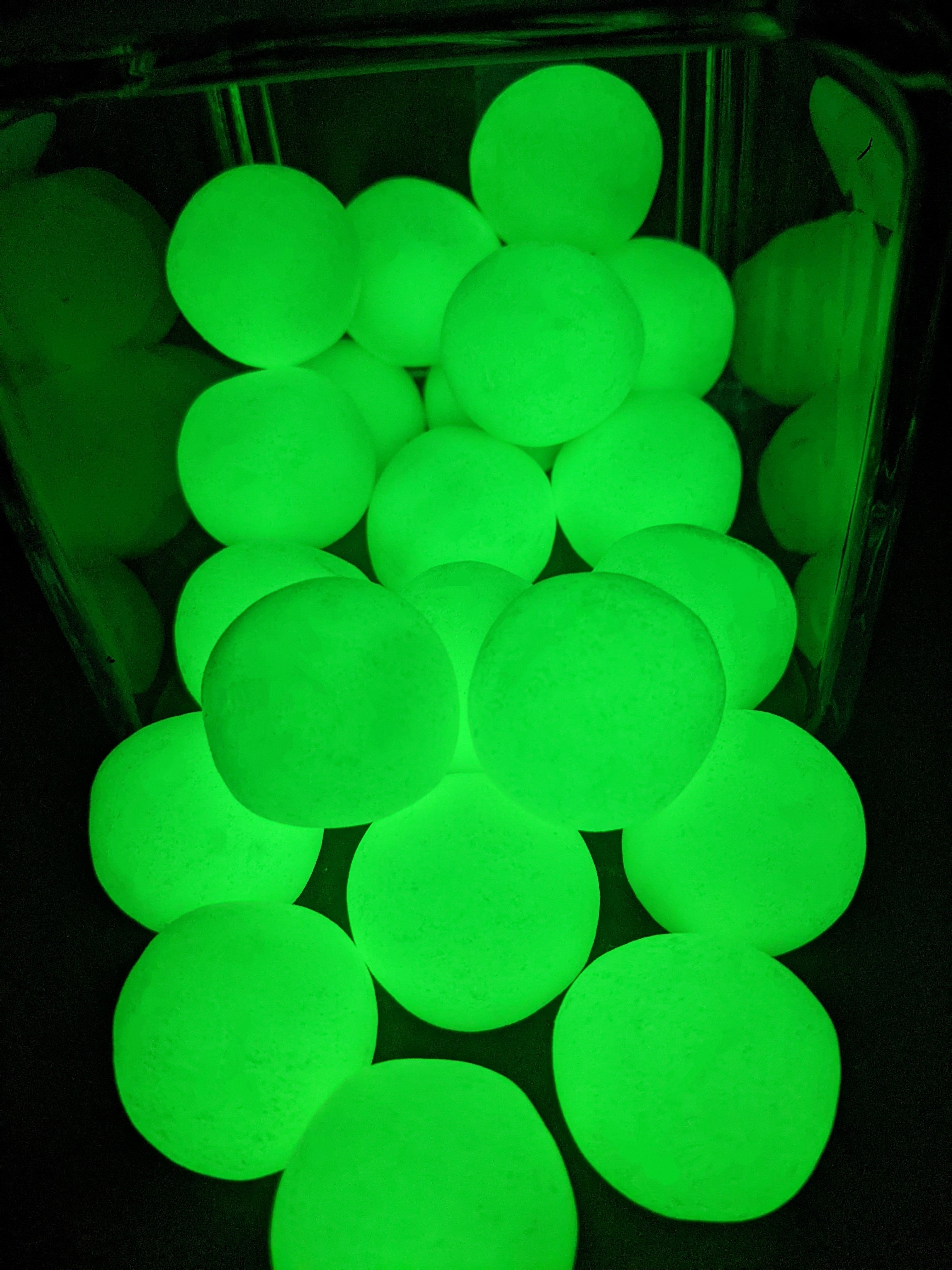 20-25mm Glow Marbles - Green